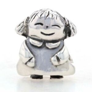 Pandora Retired Little Girl Charm